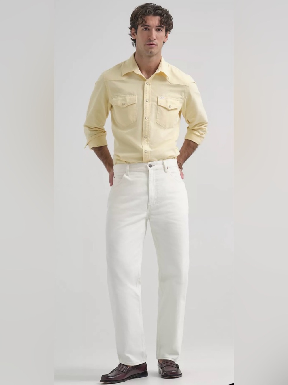 J Crew x Lee Japanese Denim Straight Leg Jeans Men’s 34 - 30 Brand New